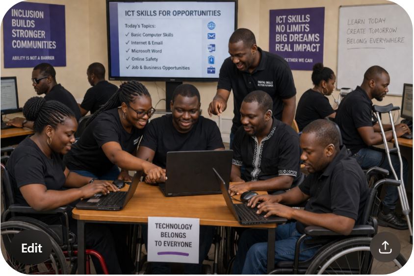 Construction of ICT centers for Persons with disability